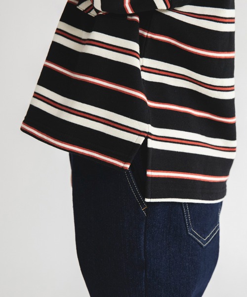 BRANSHES(ブランシェス)の「【マルチボーダー】トレーナー(スウェット・キッズ・グリーン/ブラック・90/130/140/100/110/120/150)」の21枚目の写真