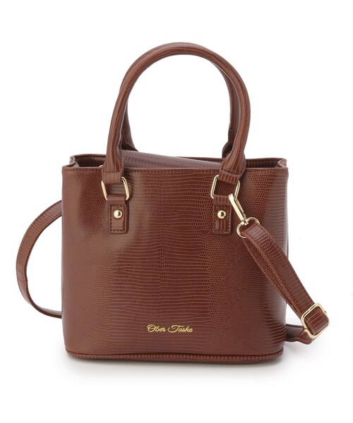 Ober Tashe(オーバータッシェ)の「被せ付きショルダー(ショルダーバッグ・レディース・ブラック/ベージュ/ブラウン系6/ピンク系・FREE)」の7枚目の写真