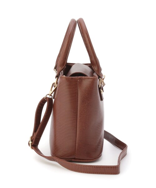 Ober Tashe(オーバータッシェ)の「被せ付きショルダー(ショルダーバッグ・レディース・ブラック/ベージュ/ブラウン系6/ピンク系・FREE)」の8枚目の写真