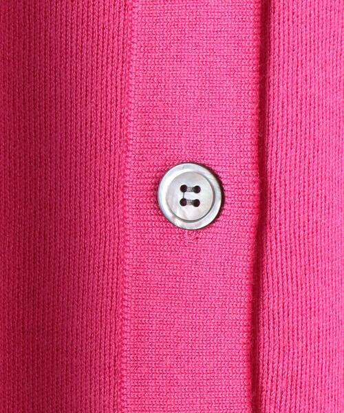 UNITED ARROWS（ユナイテッドアローズ）の「＜UNITED ARROWS＞W SMT ドルマン カーディガン B◆（カーディガン/ボレロ・レディース・ブラック/ダークグレー/ピンク・FREE）」の22枚目の写真