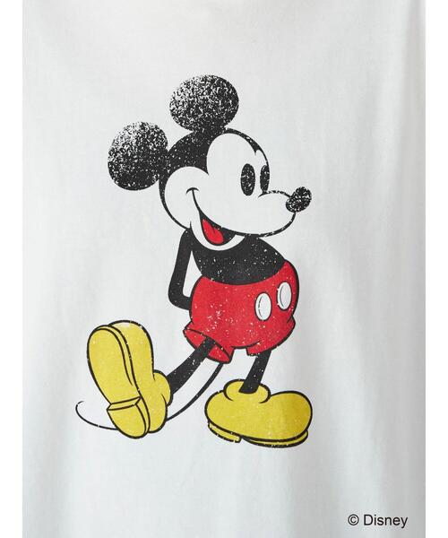 Disney（ディズニー）の「プリントカットプルオーバー/Mickey（Tシャツ/カットソー・レディース・ネイビー/オフホワイト・FREE）」の8枚目の写真
