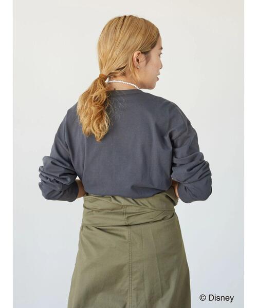 Disney（ディズニー）の「プリントカットプルオーバー/Mickey（Tシャツ/カットソー・レディース・ネイビー/オフホワイト・FREE）」の12枚目の写真