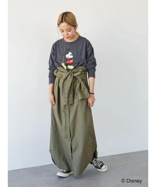 Disney（ディズニー）の「プリントカットプルオーバー/Mickey（Tシャツ/カットソー・レディース・ネイビー/オフホワイト・FREE）」の14枚目の写真