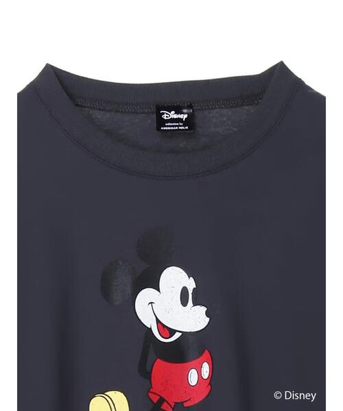 Disney（ディズニー）の「プリントカットプルオーバー/Mickey（Tシャツ/カットソー・レディース・ネイビー/オフホワイト・FREE）」の19枚目の写真
