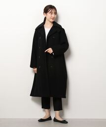 RUMBLE RED | Schott×RUMBLE RED/ショット×ランブルレッド/OVAL LINE PEACOAT/オーバル ラインピーコート(ステンカラーコート)