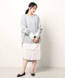 A BAG OF CHIPS（アバッグオブチップス）の「SALON1979/シャツ切替レイヤードPO（チュニック）」