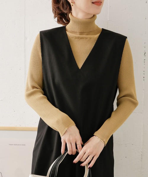 最後のセール❗️超美品JW Andersonリブニック ハイネックセーター5回着用 URBAN RESEARCH DOORS（アーバンリサーチドアーズ）の「ポリエステル