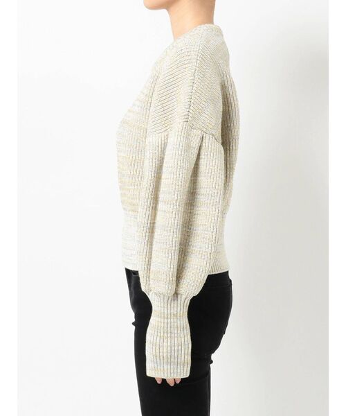 MURUA（ムルーア）の「クロップドボリュームニット（ニット/セーター・レディース・ブラウン/アイボリー・FREE）」の14枚目の写真