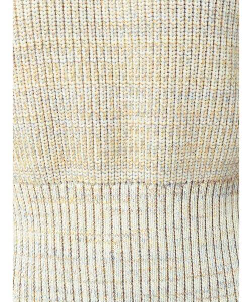 MURUA（ムルーア）の「クロップドボリュームニット（ニット/セーター・レディース・ブラウン/アイボリー・FREE）」の10枚目の写真