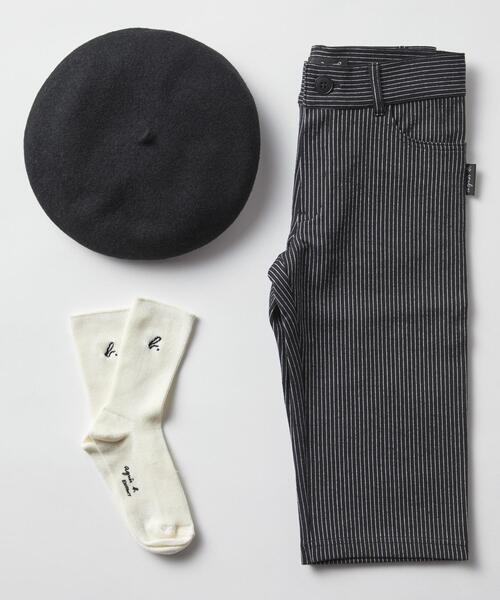 agnes b.(アニエスベー)の「AB43 E CHAUSSETTE キッズ b.ロゴソックス(ソックス/靴下・キッズ・ホワイト系その他・1/2/3)」の7枚目の写真