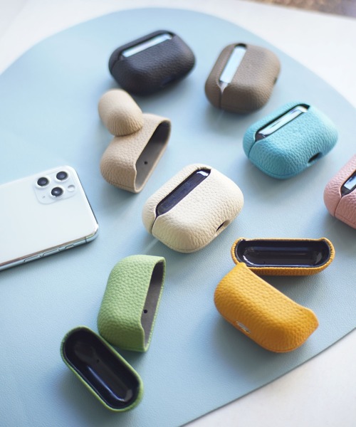 Port(ポート)の「レザーライク Airpods Pro 専用 イヤホン ケース #_(ヘッドフォン/イヤホン・レディース・ベージュ/ブルー/グリーン/イエロー/ピンク/ブラック/アイボリー/モカ・FREE)」の11枚目の写真