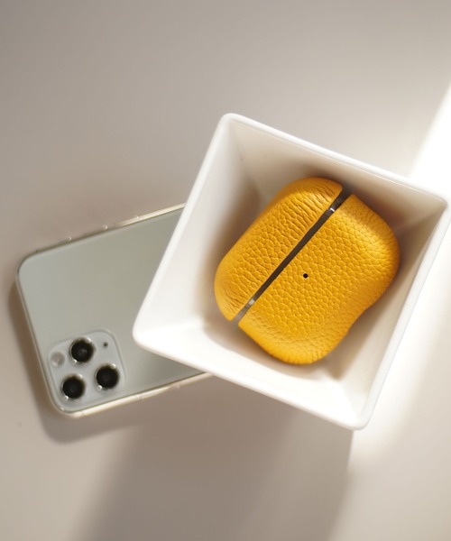 レザーライク Airpods Pro 専用 イヤホン ケース #_（ヘッドフォン