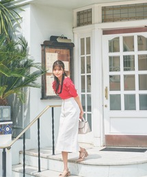 PROPORTION BODY DRESSING | フロントファスナーデニムタイト / 1212120202(スカート)