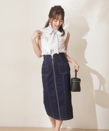 PROPORTION BODY DRESSING | フロントファスナーデニムタイト / 1212120202(スカート)