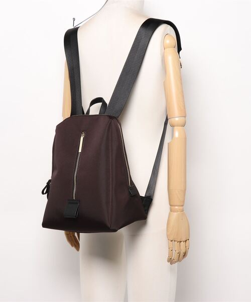 atneK（アトネック）の「【atneK by Scrap Book】フロントジップリュック（バックパック/リュック・レディース・ブラウン/グレー・FREE）」の6枚目の写真