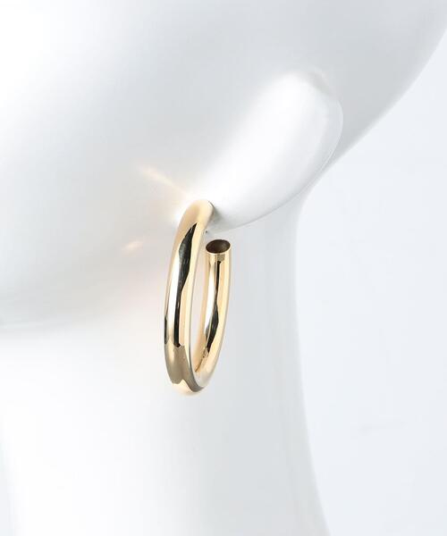 Laura Lombardi（ローラロンバルディ）の「＜LAURA LOMBARDI（ローラ ロンバルディ）＞CURVE フープ ピアス（ピアス（両耳用）・レディース・ゴールド・FREE）」の6枚目の写真