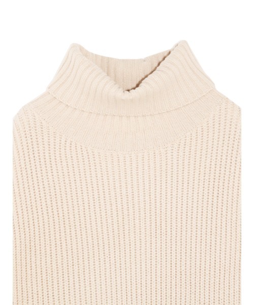 ACYM(アシーム)の「Turtle neck mini ニット(ニット/セーター・レディース・ベージュ/ブラック・FREE)」の14枚目の写真