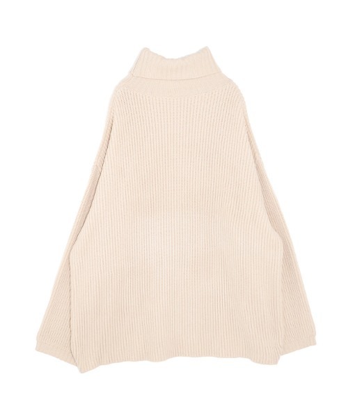 ACYM(アシーム)の「Turtle neck mini ニット(ニット/セーター・レディース・ベージュ/ブラック・FREE)」の12枚目の写真