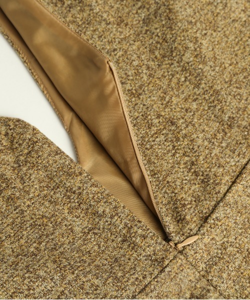 La-gemme（ラジェム）の「深Vネックジャンパースカート（ワンピース・レディース・ブラック/ブラック系その他3/ミックスグレー/ブラウン系その他2・M/L）」の14枚目の写真