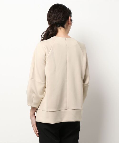 PICCIN（ピッチン）の「コクーンスリーブラグランプルオーバー（Tシャツ/カットソー・レディース・ブラック/ベージュ/オフホワイト・M）」の5枚目の写真