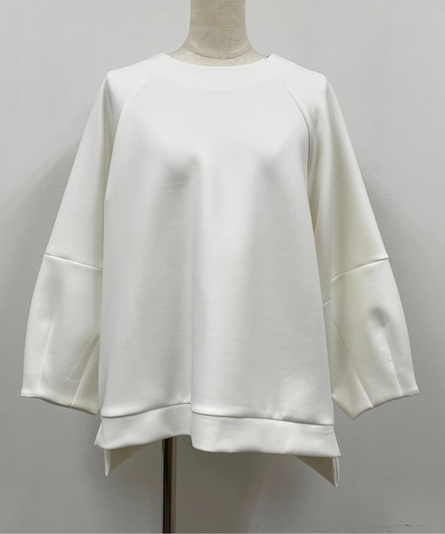 PICCIN（ピッチン）の「コクーンスリーブラグランプルオーバー（Tシャツ/カットソー・レディース・ブラック/ベージュ/オフホワイト・M）」の15枚目の写真