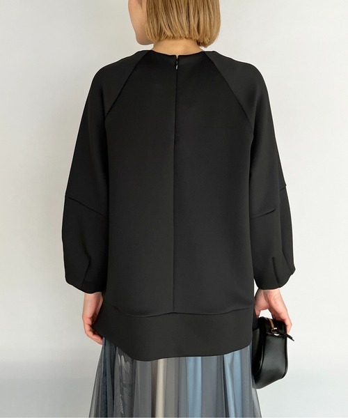 PICCIN（ピッチン）の「コクーンスリーブラグランプルオーバー（Tシャツ/カットソー・レディース・ブラック/ベージュ/オフホワイト・M）」の20枚目の写真