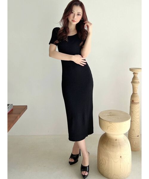 RESEXXY（リゼクシー）の「リブ半袖ワンピース（ワンピース・レディース・その他/ブラック/ピンク/ミント/その他1・MEDIUM/SMALL）」の9枚目の写真