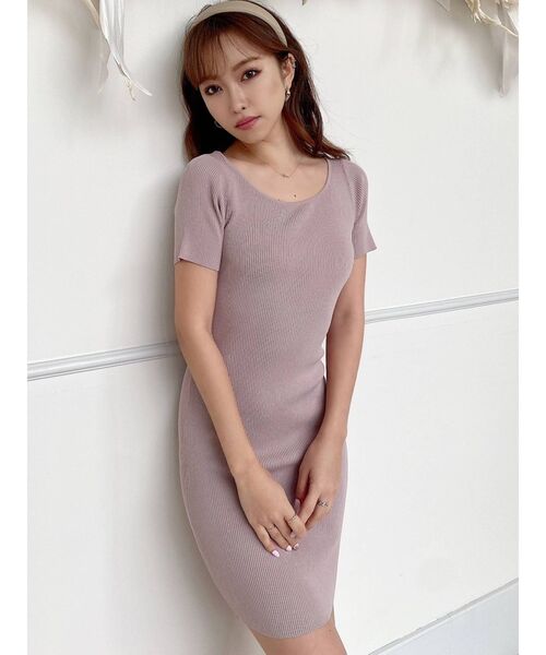 RESEXXY（リゼクシー）の「リブ半袖ワンピース（ワンピース・レディース・その他/ブラック/ピンク/ミント/その他1・MEDIUM/SMALL）」の19枚目の写真