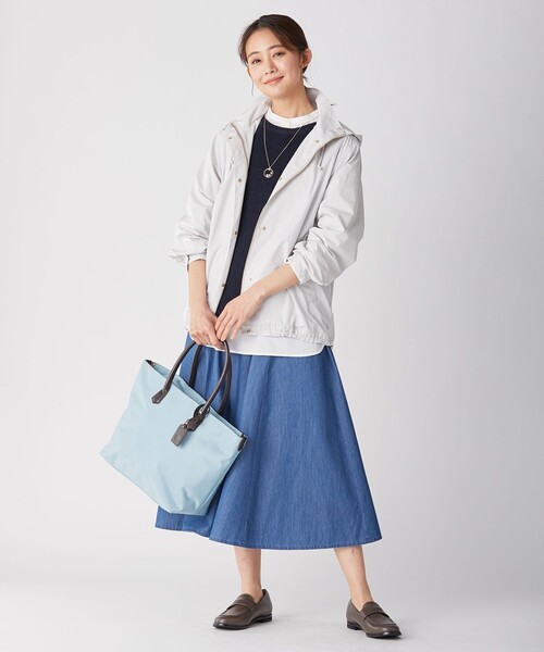 J.PRESS（ジェイプレス）の「【洗える】コットンセルロースタイプライター バンドカラー ブラウス（シャツ/ブラウス・レディース・ベージュ系/ホワイト系・T13）」の9枚目の写真