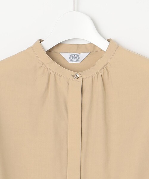 J.PRESS（ジェイプレス）の「【洗える】コットンセルロースタイプライター バンドカラー ブラウス（シャツ/ブラウス・レディース・ベージュ系/ホワイト系・T13）」の14枚目の写真