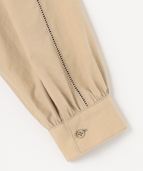 J.PRESS（ジェイプレス）の「【洗える】コットンセルロースタイプライター バンドカラー ブラウス（シャツ/ブラウス・レディース・ベージュ系/ホワイト系・T13）」の15枚目の写真