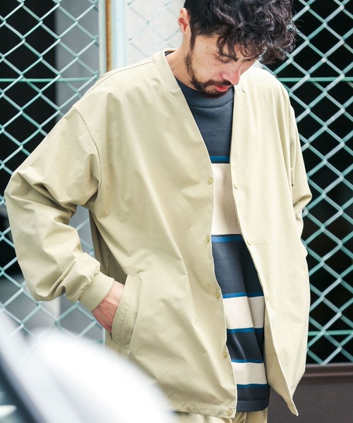 URBAN RESEARCH Sonny Label（アーバンリサーチサニーレーベル）の「撥水カーディガン（カーディガン/ボレロ・メンズ・チャコールグレー/ライトブルー/ベージュ系その他・MEDIUM/LARGE）」の9枚目の写真