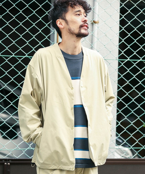 URBAN RESEARCH Sonny Label（アーバンリサーチサニーレーベル）の「撥水カーディガン（カーディガン/ボレロ・メンズ・チャコールグレー/ライトブルー/ベージュ系その他・MEDIUM/LARGE）」の8枚目の写真