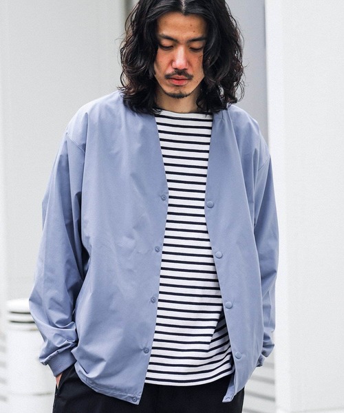 URBAN RESEARCH Sonny Label（アーバンリサーチサニーレーベル）の「撥水カーディガン（カーディガン/ボレロ・メンズ・チャコールグレー/ライトブルー/ベージュ系その他・MEDIUM/LARGE）」の13枚目の写真