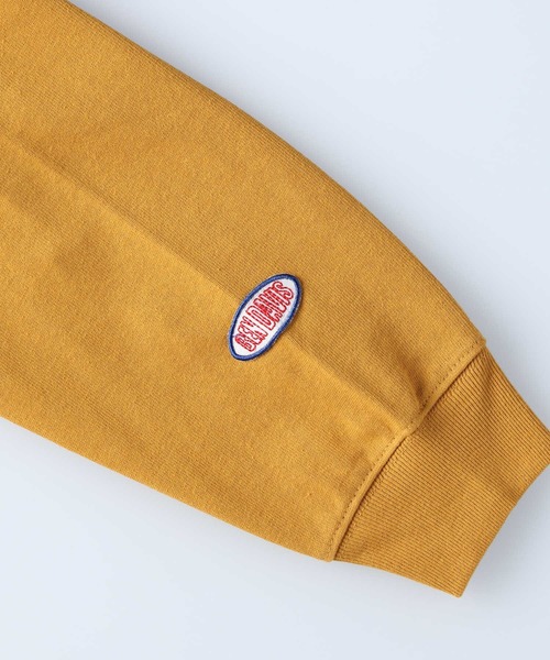 BEN DAVIS（ベンデイビス）の「【BEN DAVIS】カレッジロンＴ（Tシャツ/カットソー・メンズ・ホワイト/イエロー/ブルー/グリーン・S/M/L/XL）」の12枚目の写真