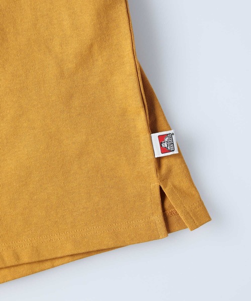 BEN DAVIS（ベンデイビス）の「【BEN DAVIS】カレッジロンＴ（Tシャツ/カットソー・メンズ・ホワイト/イエロー/ブルー/グリーン・S/M/L/XL）」の11枚目の写真