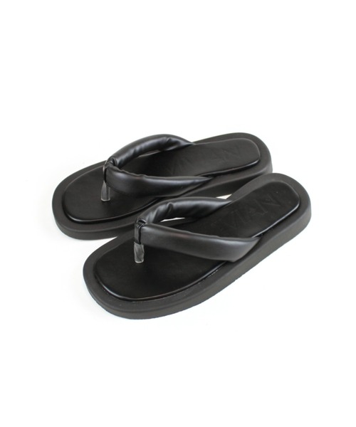 VIVIAN（ヴィヴィアン）の「厚底パデッドトングサンダル ZOZOTOWN+オフィシャルサイト限定商品（サンダル・レディース・ブラック/ダークブラウン/グリーン/アイボリー・LL/S/M/L）」の18枚目の写真