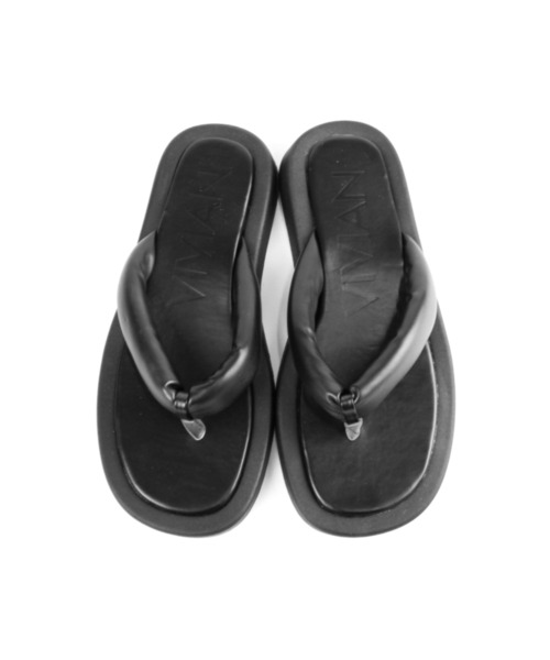 VIVIAN（ヴィヴィアン）の「厚底パデッドトングサンダル ZOZOTOWN+オフィシャルサイト限定商品（サンダル・レディース・ブラック/ダークブラウン/グリーン/アイボリー・LL/S/M/L）」の16枚目の写真