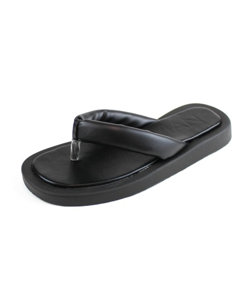 VIVIAN（ヴィヴィアン）の「厚底パデッドトングサンダル ZOZOTOWN+オフィシャルサイト限定商品（サンダル・レディース・ブラック/ダークブラウン/グリーン/アイボリー・LL/S/M/L）」の14枚目の写真