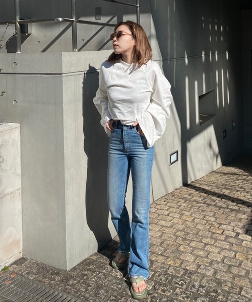 VIVIAN（ヴィヴィアン）の「厚底パデッドトングサンダル ZOZOTOWN+オフィシャルサイト限定商品（サンダル・レディース・ブラック/ダークブラウン/グリーン/アイボリー・LL/S/M/L）」の8枚目の写真