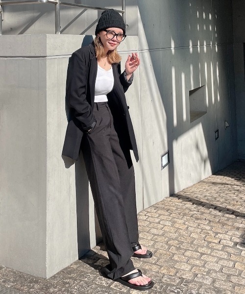 VIVIAN（ヴィヴィアン）の「厚底パデッドトングサンダル ZOZOTOWN+オフィシャルサイト限定商品（サンダル・レディース・ブラック/ダークブラウン/グリーン/アイボリー・LL/S/M/L）」の20枚目の写真