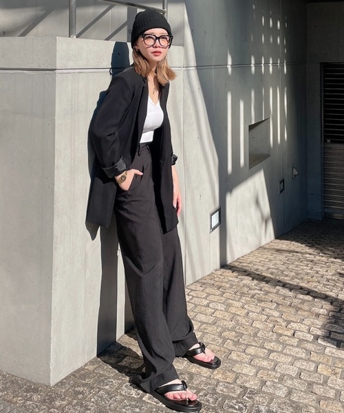 VIVIAN（ヴィヴィアン）の「厚底パデッドトングサンダル ZOZOTOWN+オフィシャルサイト限定商品（サンダル・レディース・ブラック/ダークブラウン/グリーン/アイボリー・LL/S/M/L）」の10枚目の写真