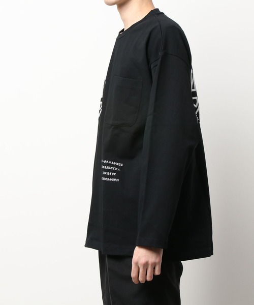 A4A(エーフォーエー)の「A4A/エーフォーエー/スタジアムログスリーブTシャツ(Tシャツ/カットソー・メンズ・ホワイト/ブラック・MEDIUM/LARGE)」の15枚目の写真