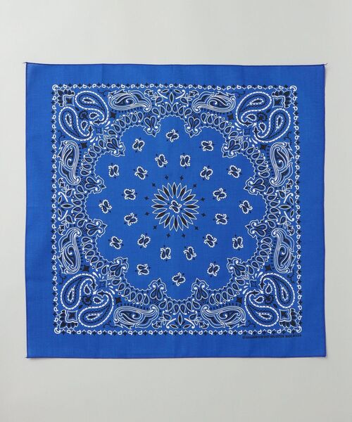 SHIPS（シップス）の「HAVAHANK: USA BANDANA（バンダナ/スカーフ・メンズ・ライトブルー/ネイビー/ブラック/オレンジ/ブルー/ホワイト/ダークブルー/レッド/グレー・ONE SIZE）」の7枚目の写真