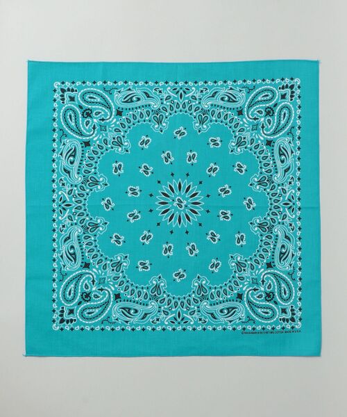 SHIPS（シップス）の「HAVAHANK: USA BANDANA（バンダナ/スカーフ・メンズ・ライトブルー/ネイビー/ブラック/オレンジ/ブルー/ホワイト/ダークブルー/レッド/グレー・ONE SIZE）」の5枚目の写真