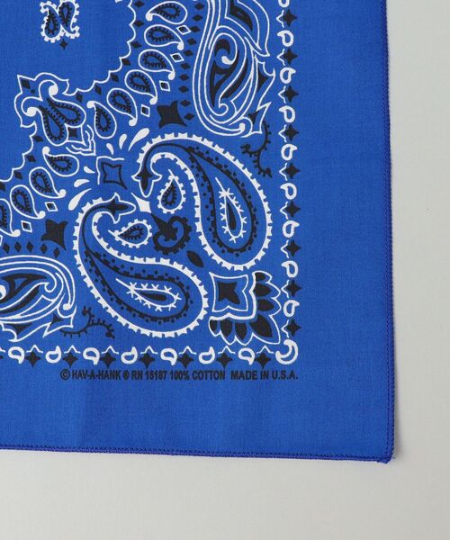SHIPS（シップス）の「HAVAHANK: USA BANDANA（バンダナ/スカーフ・メンズ・ライトブルー/ネイビー/ブラック/オレンジ/ブルー/ホワイト/ダークブルー/レッド/グレー・ONE SIZE）」の10枚目の写真