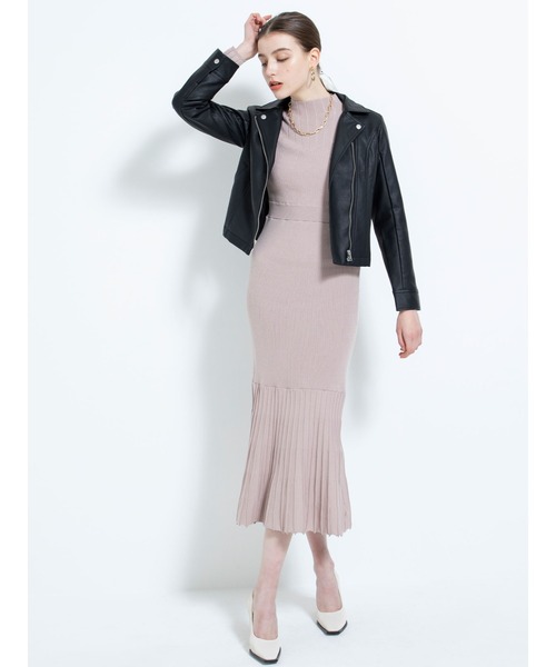 DURAS（デュラス）の「フェイクレザーライダースジャケット（ライダースジャケット・レディース・ブラック・FREE）」の12枚目の写真