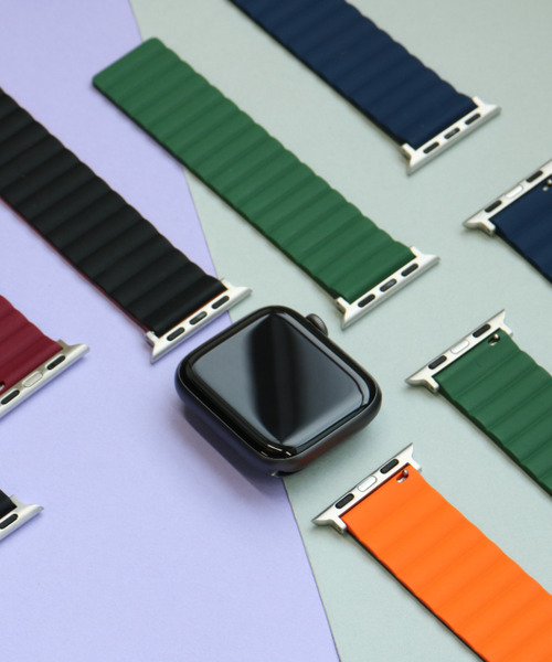 SiNCERE(シンシア)の「Apple Watch Band Silicone Magnet/アップルウォッチ バンド シリコンマグネットタイプ 38-41mm/42-44mm(デジタル腕時計・メンズ・ブラック/ブルー/グリーン/ブラック系その他/グレー系その他/イエロー×ブラック/イエロー×グレー/ブラック系その他2/グレー系その他2・38/42)」の15枚目の写真