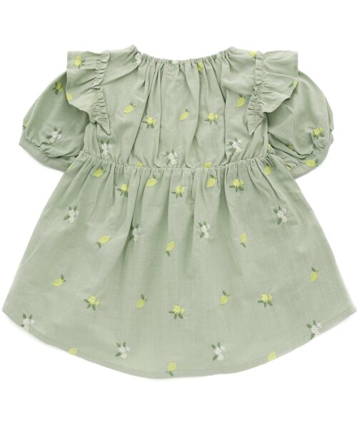 Seraph（セラフ）の「フルーツ刺繍ボリューム袖チュニック（チュニック・キッズ・オフホワイト/ピンク/ミント・95/80/140/100/90/110/120/130）」の14枚目の写真