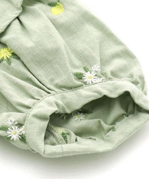 Seraph（セラフ）の「フルーツ刺繍ボリューム袖チュニック（チュニック・キッズ・オフホワイト/ピンク/ミント・95/80/140/100/90/110/120/130）」の7枚目の写真